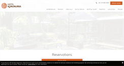 Desktop Screenshot of hotelkununurra.com.au